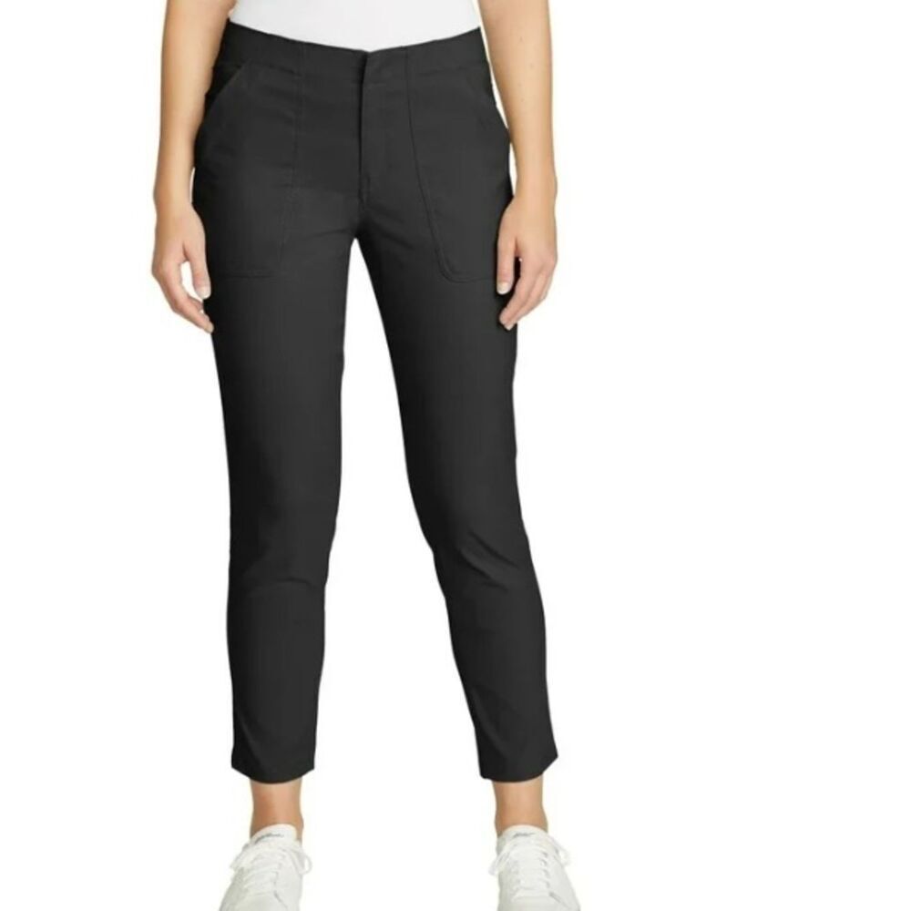 Eddie Bauer Women's Horizon Straight Ankle Pant UPF
50+ Black Size 8